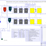 Биологическая очистка хозяйственно бытовых сточных вод — Схема и чертеж 2
